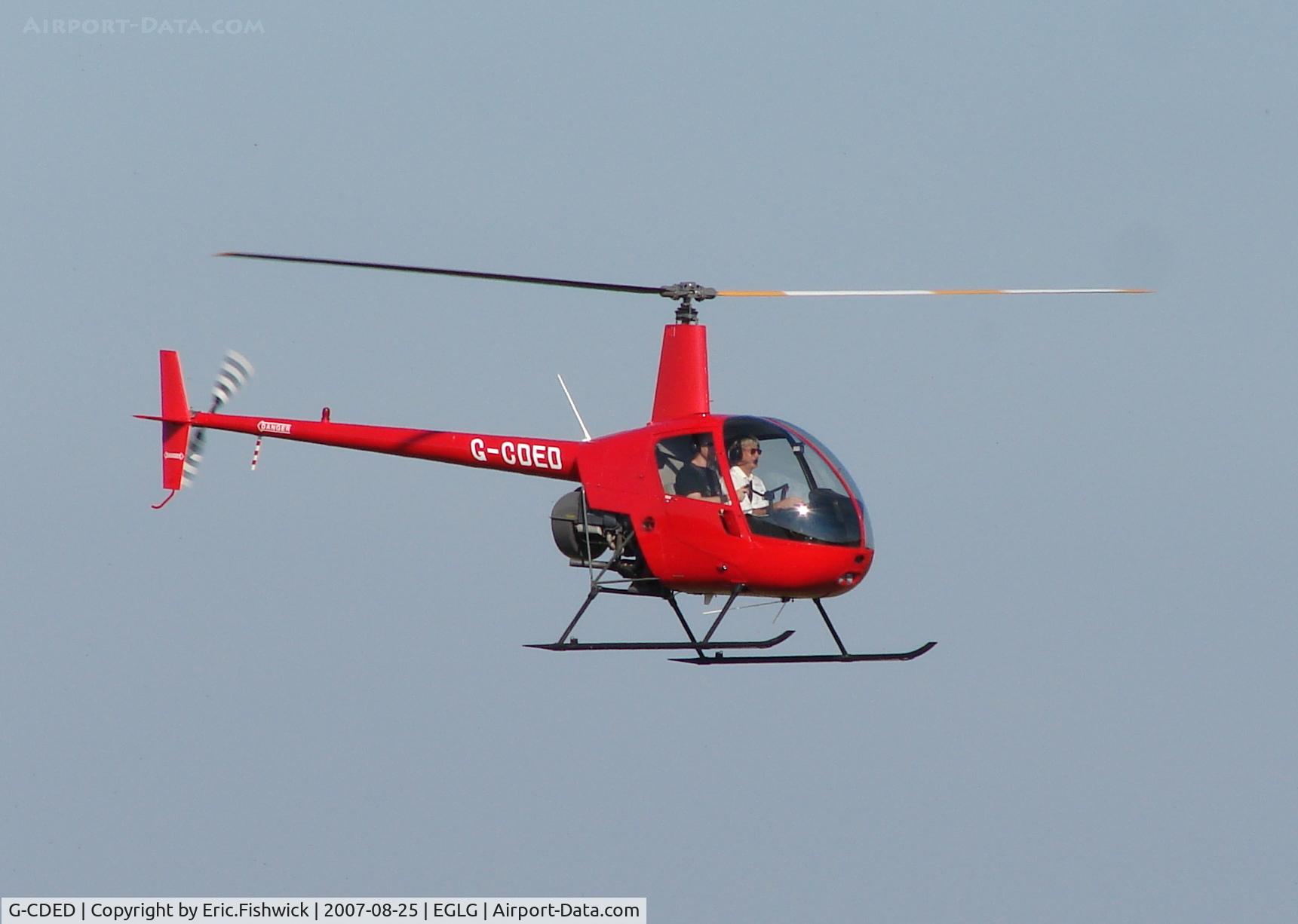 G-CDED, 2004 Robinson R22 Beta C/N 3747, 4. G-CDED at Panshanger Airfield.
