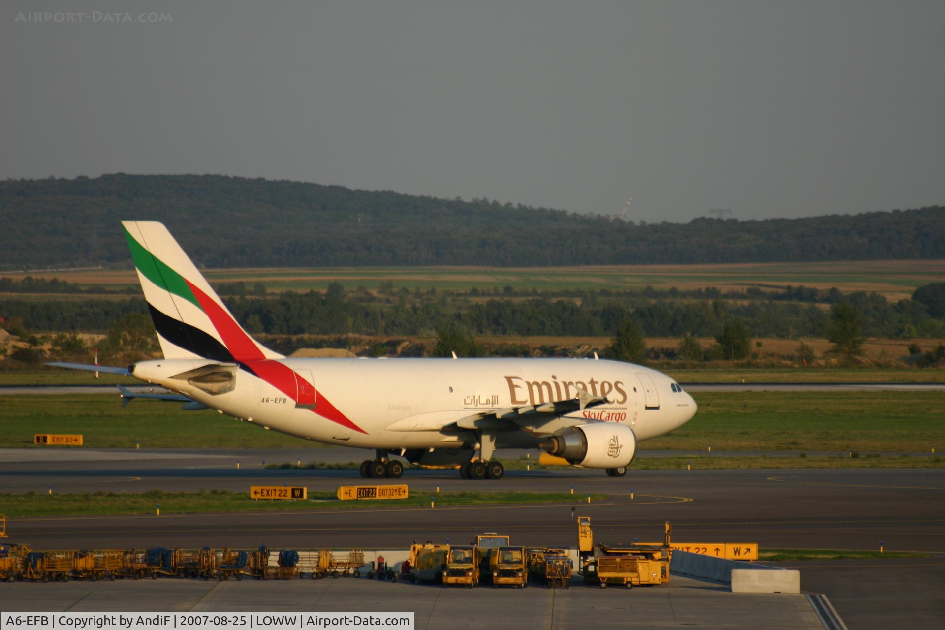 A6-EFB, 1991 Airbus A310-308(F) C/N 592, Emirates Cargo A310