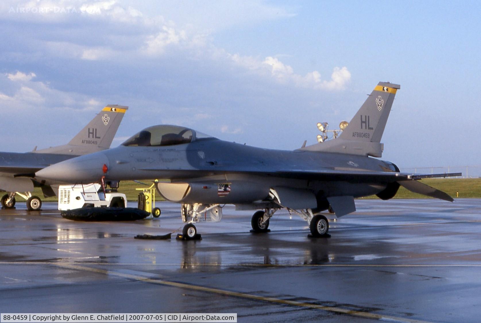 88-0459, 1988 General Dynamics F-16CG Night Falcon C/N 1C-61, F-16C for an open house