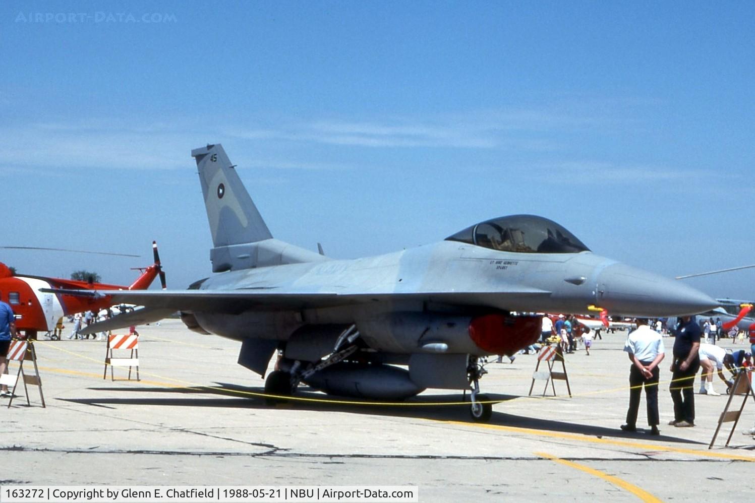163272, General Dynamics F-16N Fighting Falcon C/N 3M-5, F-16N at the open house