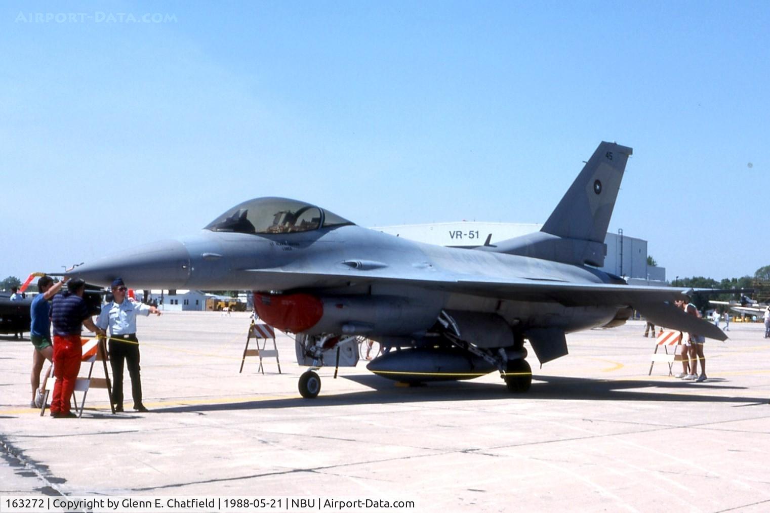 163272, General Dynamics F-16N Fighting Falcon C/N 3M-5, F-16N at the open house