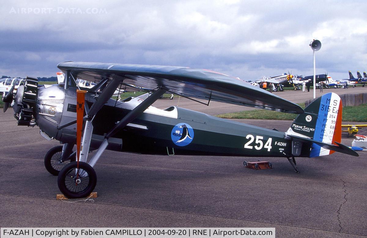 F-AZAH, Morane-Saulnier MS-315 C/N 254, EOS33 & 35-350L
