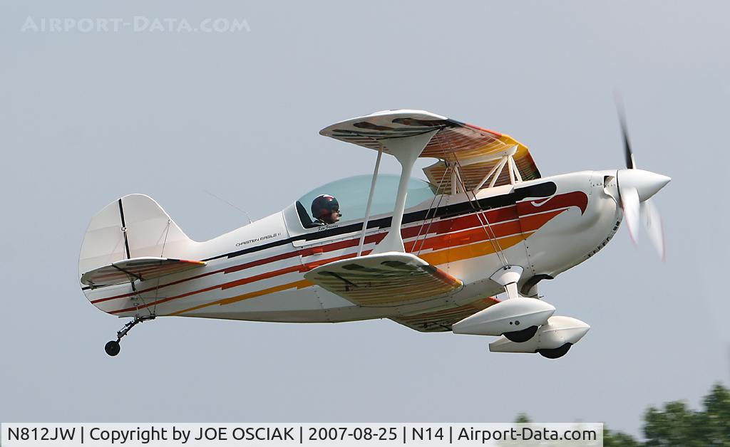 N812JW, Christen Eagle II C/N WOOD-0001, Flying at the FlyingW