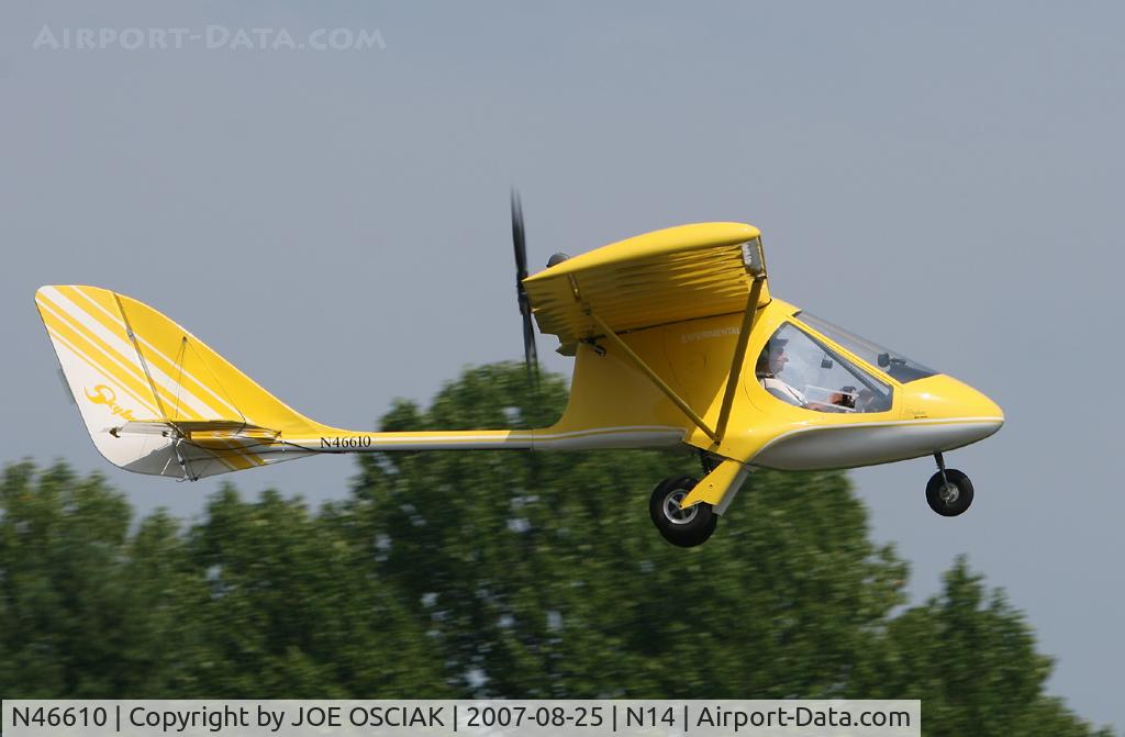 N46610, 2002 Interplane Skyboy C/N 592002, Taking off from the Flying W.