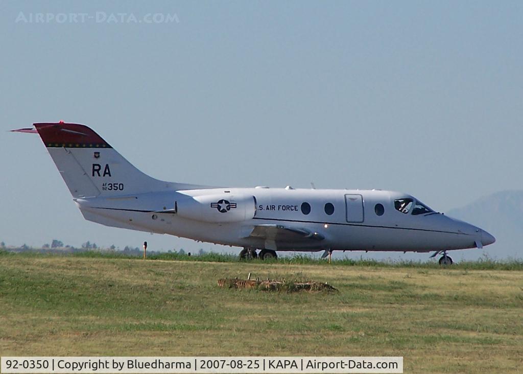 92-0350, 1992 Beechcraft T-1A Jayhawk C/N TT-64, Taxi for takeoff