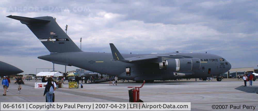06-6161, 2006 Boeing C-17A Globemaster III C/N P-161, She's a pretty one, despite her girth