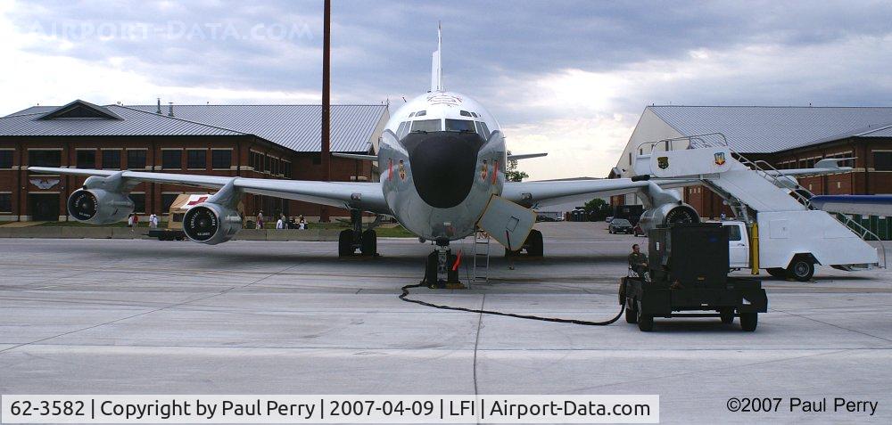 62-3582, 1962 Boeing WC-135C Constant Phoenix C/N 18565, The Constant Phoenix getting some juice from the cart