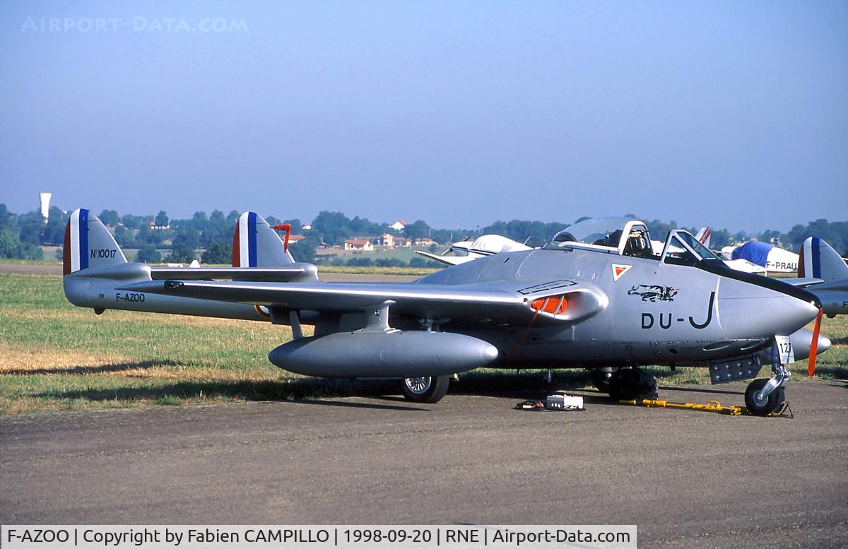 F-AZOO, De Havilland (FFA) Vampire FB.6 (DH-100) C/N 636, 636