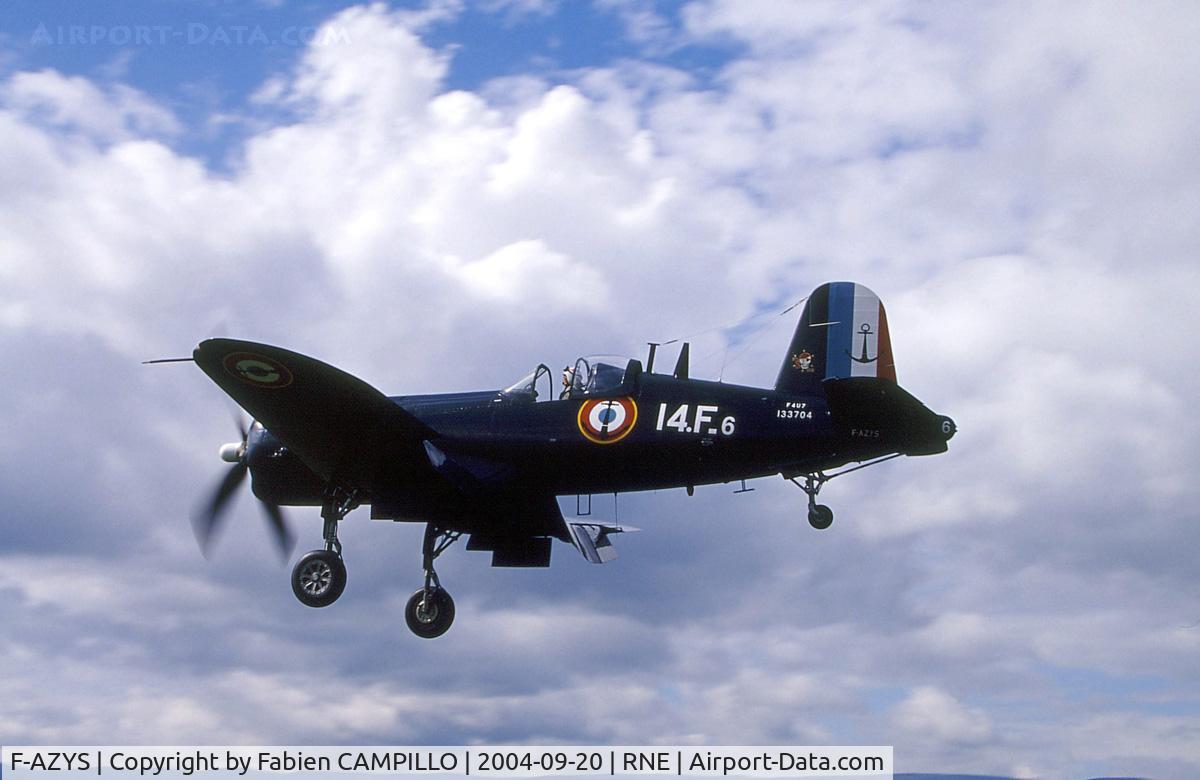F-AZYS, Vought F4U-5N Corsair C/N Not found (Bu124541), 124541