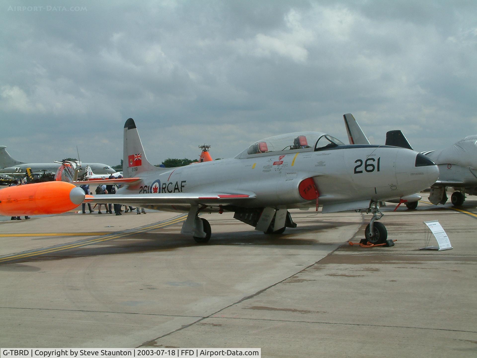 G-TBRD, 1954 Canadair CT-133 Silver Star 3 C/N T33-261, Royal International Air Tattoo 2003