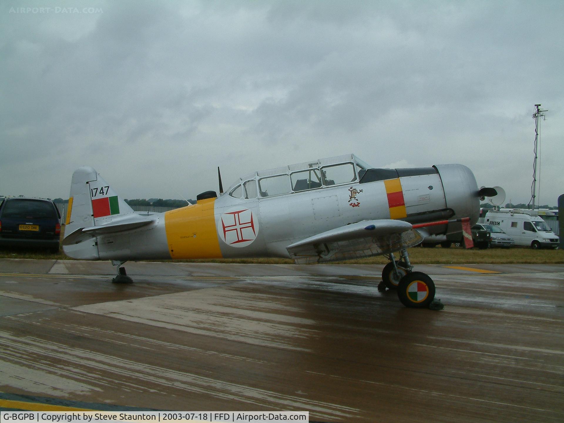 G-BGPB, 1953 Canadian Car & Foundry T-6 Harvard Mk.4 C/N CCF4-538, Royal International Air Tattoo 2003