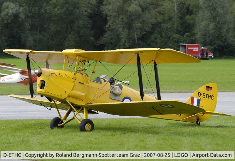 D-ETHC, 1939 De Havilland DH-82A Tiger Moth II C/N 82018, De Havilland DH-82 Tiger Moth