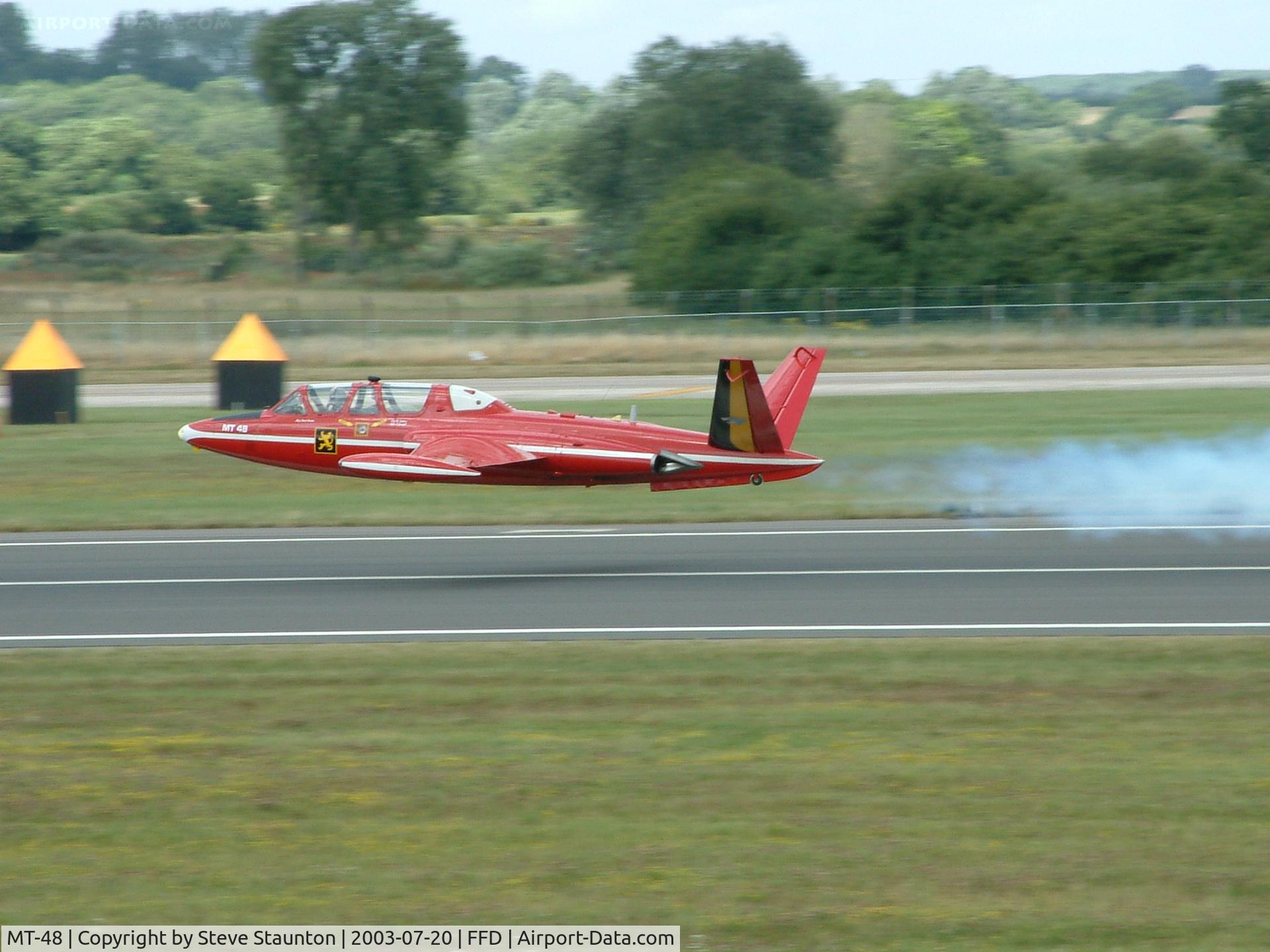MT-48, Fouga CM-170R Magister C/N 204, Royal International Air Tattoo 2003