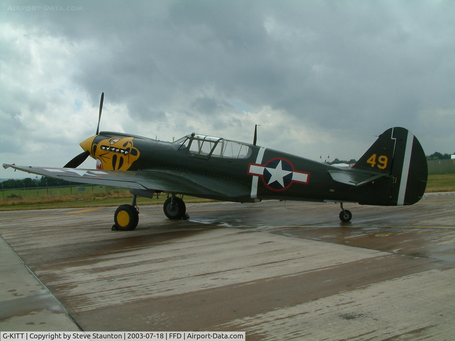 G-KITT, 1943 Curtiss P-40M Warhawk C/N 27490, Royal International Air Tattoo 2003