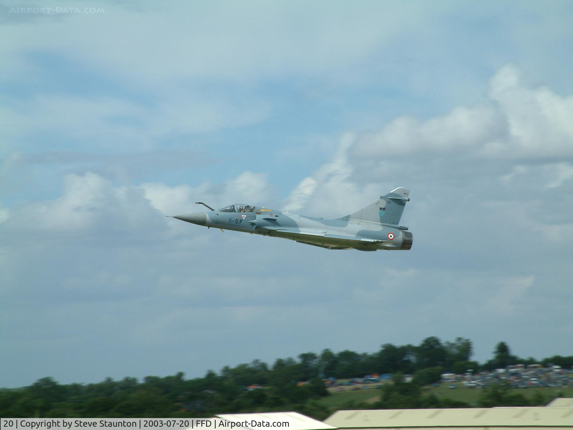 20, Dassault Mirage 2000C C/N 57, Royal International Air Tattoo 2003