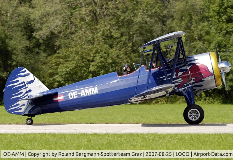 OE-AMM, 1943 Boeing E-75 (PT-13) Stearman C/N 75-5032, Boeing E75