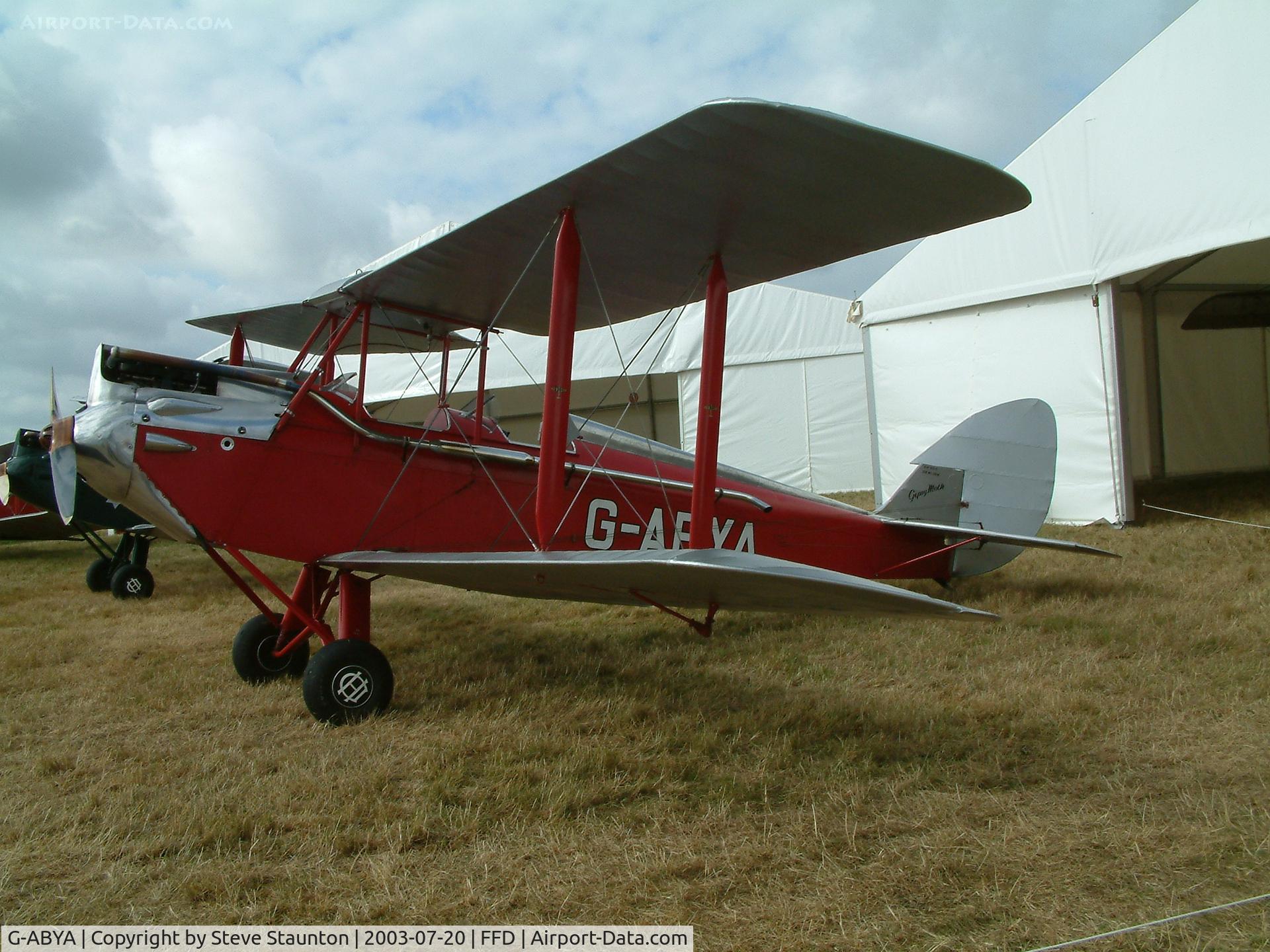 G-ABYA, 1932 De Havilland DH60G Gipsy Moth C/N 1906, Royal International Air Tattoo 2003