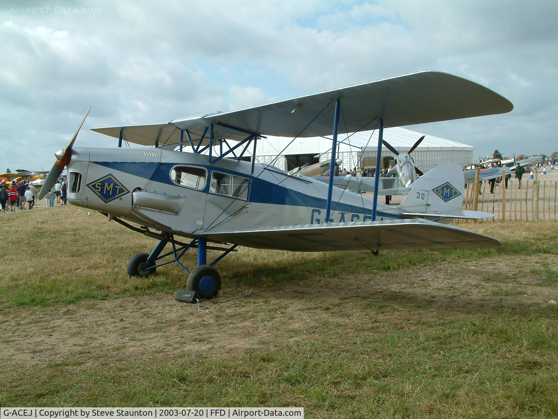 G-ACEJ, 1933 De Havilland DH.83 Fox Moth C/N 4069, Royal International Air Tattoo 2003