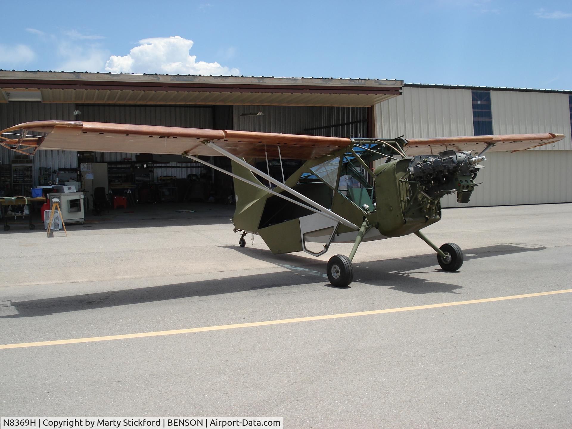 N8369H, 1956 Stinson L-5 Sentinel C/N 44-17504, Restoration in process.
