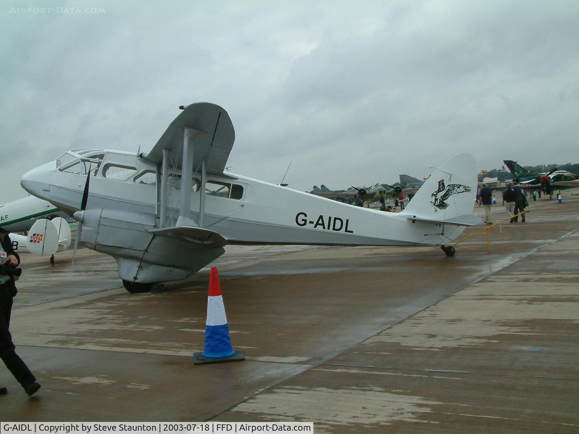 G-AIDL, 1946 De Havilland DH-89A Dominie/Dragon Rapide 6 C/N 6968, Royal International Air Tattoo 2003