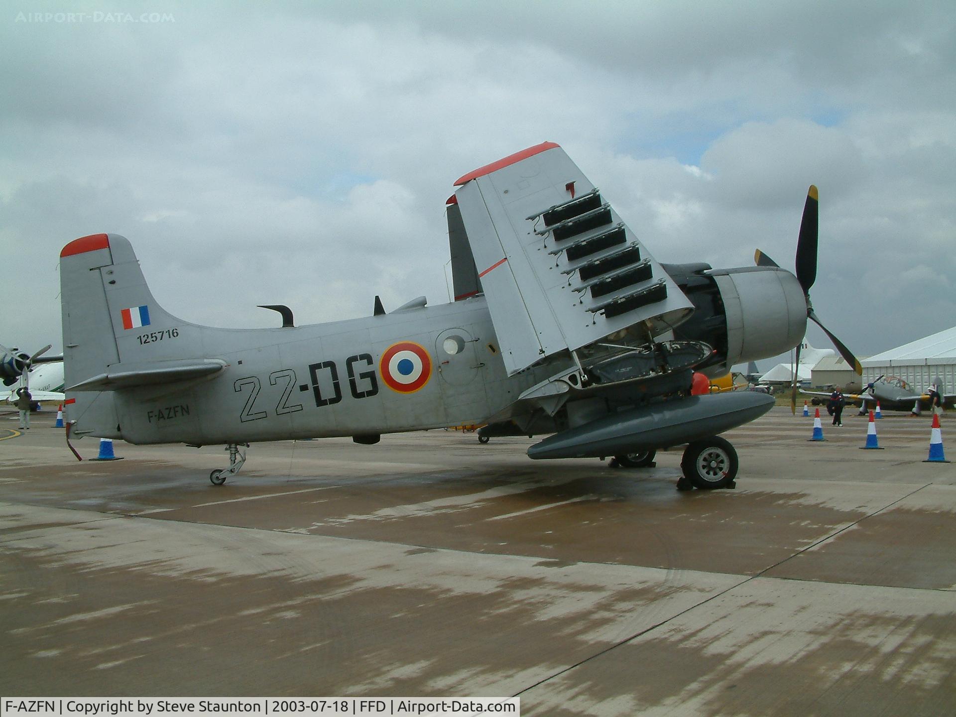 F-AZFN, Douglas AD-4N Skyraider C/N 7609, Royal International Air Tattoo 2003