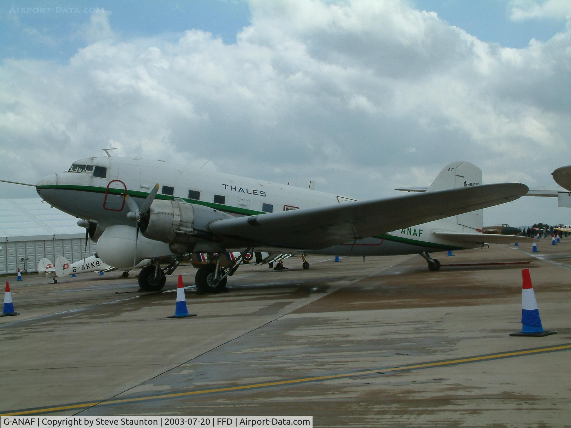 G-ANAF, 1944 Douglas DC-3C-R-1830-90C (C-47B) C/N 33436, Royal International Air Tattoo 2003