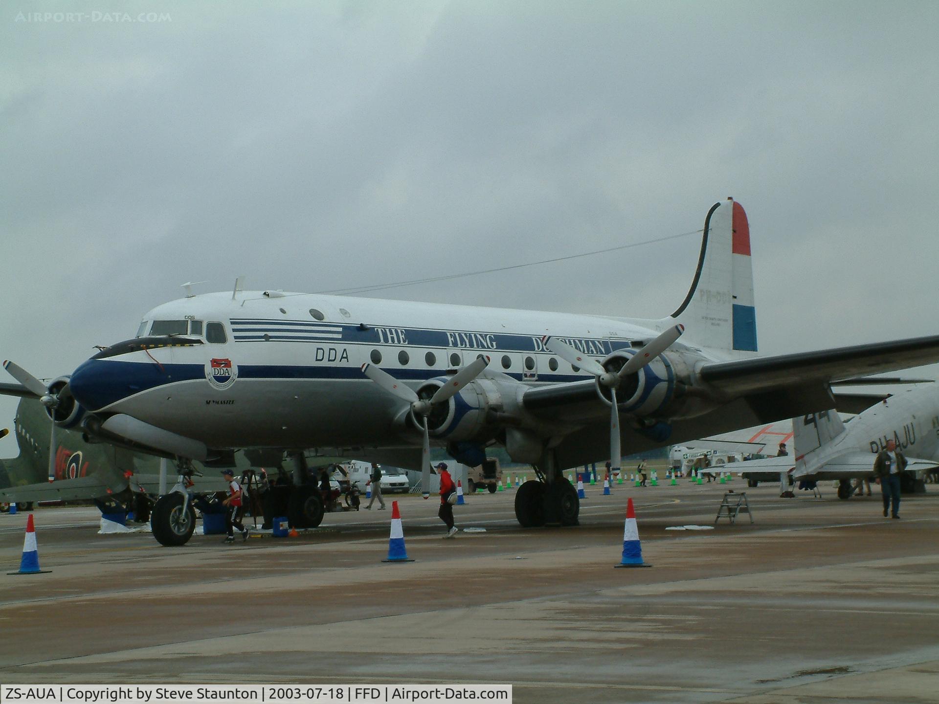 ZS-AUA, 1946 Douglas DC-4-1009 Skymaster C/N 42934, Royal International Air Tattoo 2003