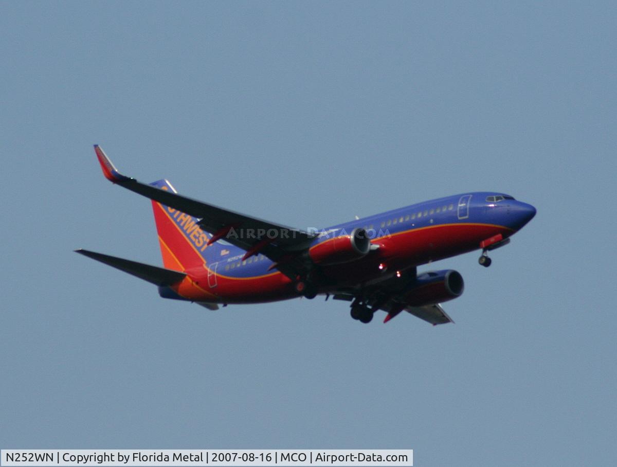 N252WN, 2006 Boeing 737-7H4 C/N 34973, Southwest