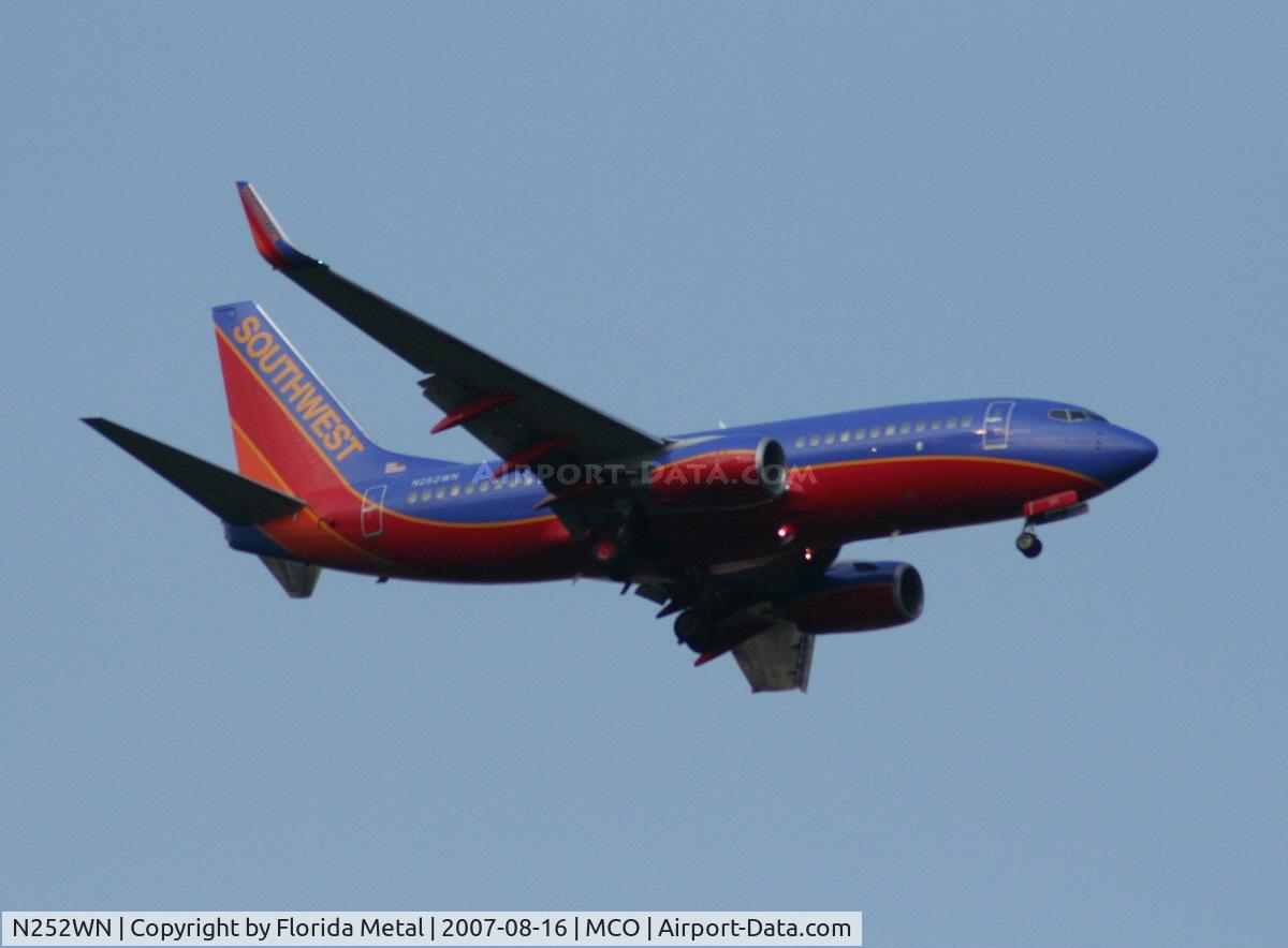 N252WN, 2006 Boeing 737-7H4 C/N 34973, Southwest