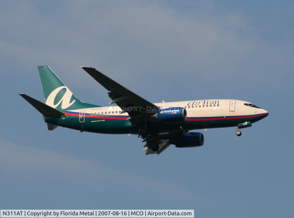 N311AT, 2006 Boeing 737-7BD C/N 33930, Air Tran