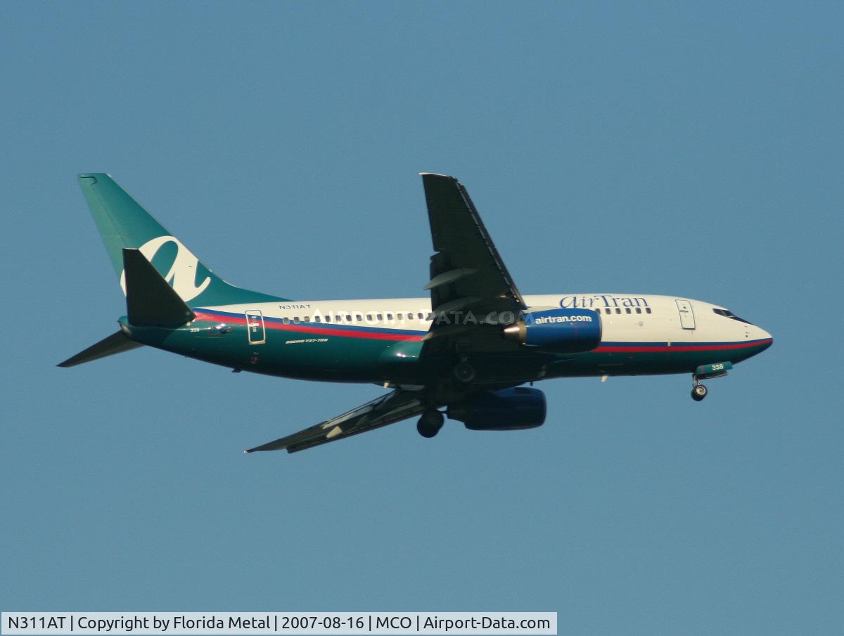 N311AT, 2006 Boeing 737-7BD C/N 33930, Air Tran