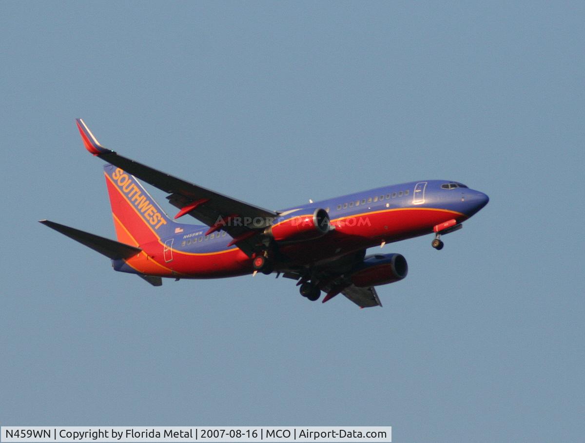N459WN, 2004 Boeing 737-7H4 C/N 32497, Southwest