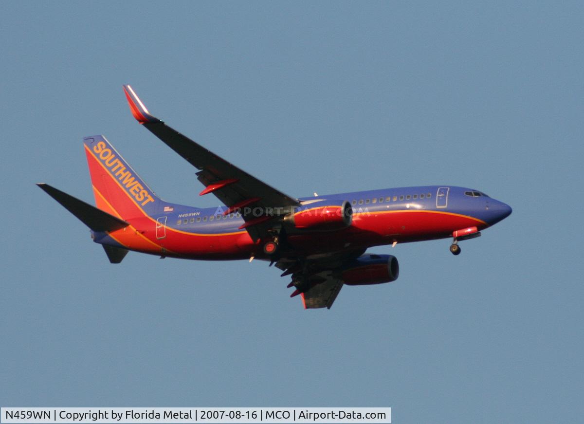 N459WN, 2004 Boeing 737-7H4 C/N 32497, Southwest