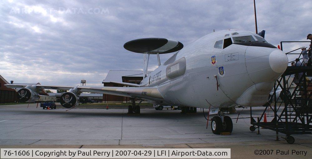76-1606, 1976 Boeing E-3B Sentry C/N 21436, Lots of avionics packed into this airframe.