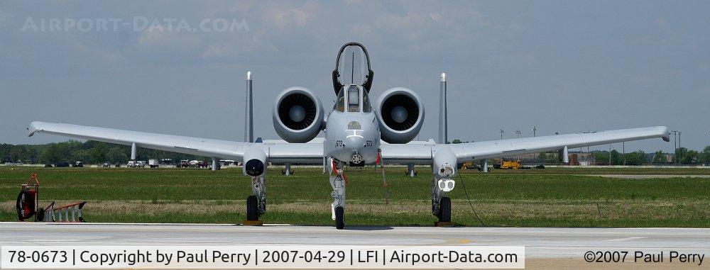 78-0673, 1978 Fairchild Republic A-10A Thunderbolt II C/N A10-0293, Say what you will, she's pretty in her own way