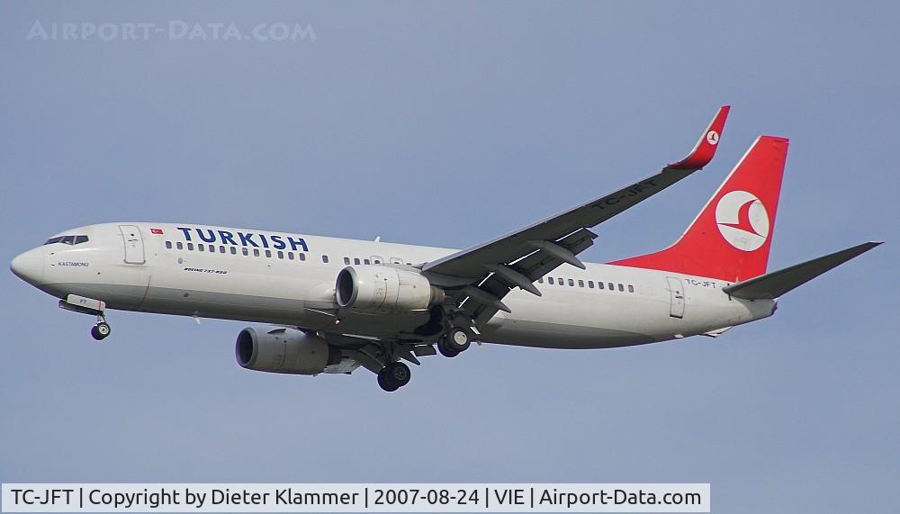 TC-JFT, 1999 Boeing 737-8F2 C/N 29780, Turkish B 737