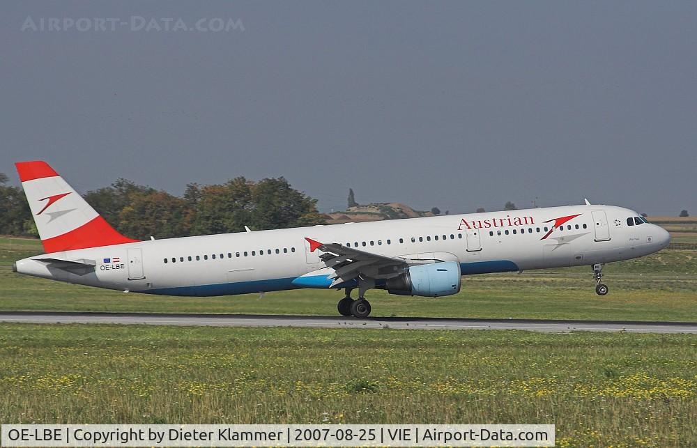 OE-LBE, 1998 Airbus A321-211 C/N 935, Austrian A321-211