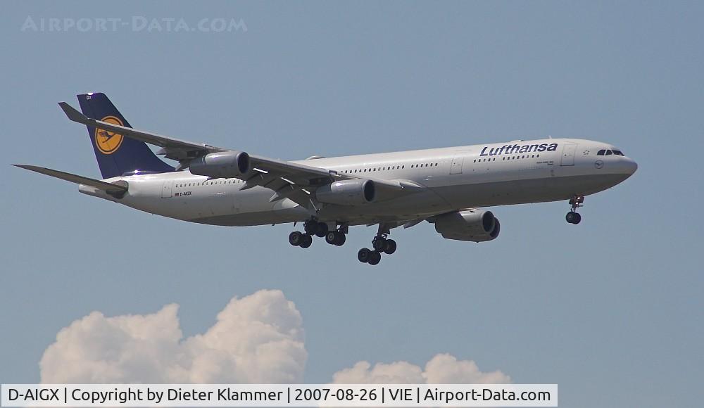 D-AIGX, 2000 Airbus A340-313X C/N 354, LUFTHANSA A340