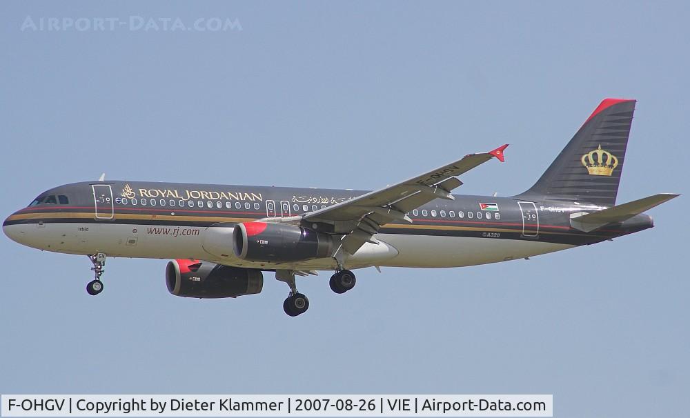 F-OHGV, 2006 Airbus A320-232 C/N 2649, Royal Jordanian A320-232