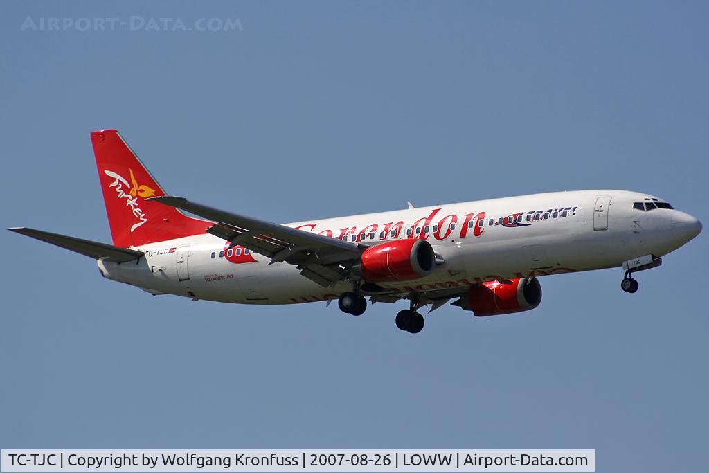 TC-TJC, 1993 Boeing 737-4Q8 C/N 25374, opf Travel Service