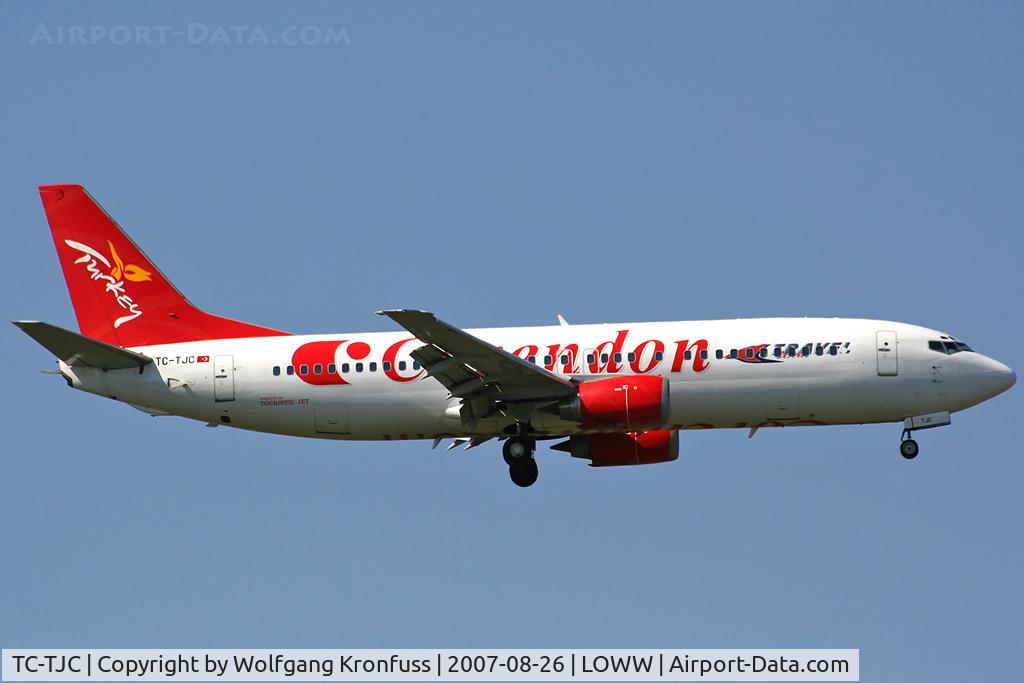 TC-TJC, 1993 Boeing 737-4Q8 C/N 25374, opf Travel Service