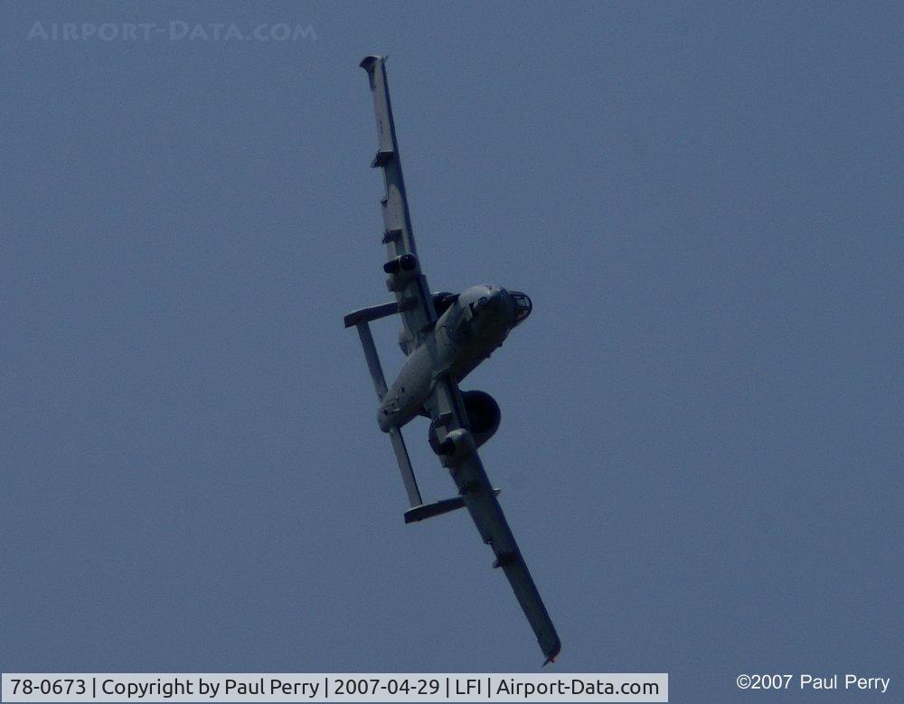 78-0673, 1978 Fairchild Republic A-10A Thunderbolt II C/N A10-0293, She looks almost lanky at times