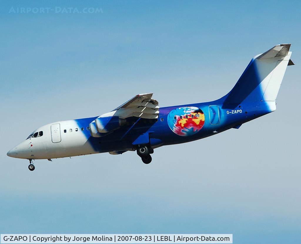 G-ZAPO, 1990 British Aerospace 146-200QC C/N E2176, 