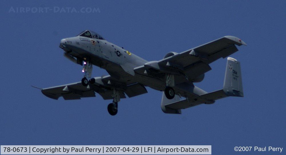 78-0673, 1978 Fairchild Republic A-10A Thunderbolt II C/N A10-0293, She doesn't get much dirtier