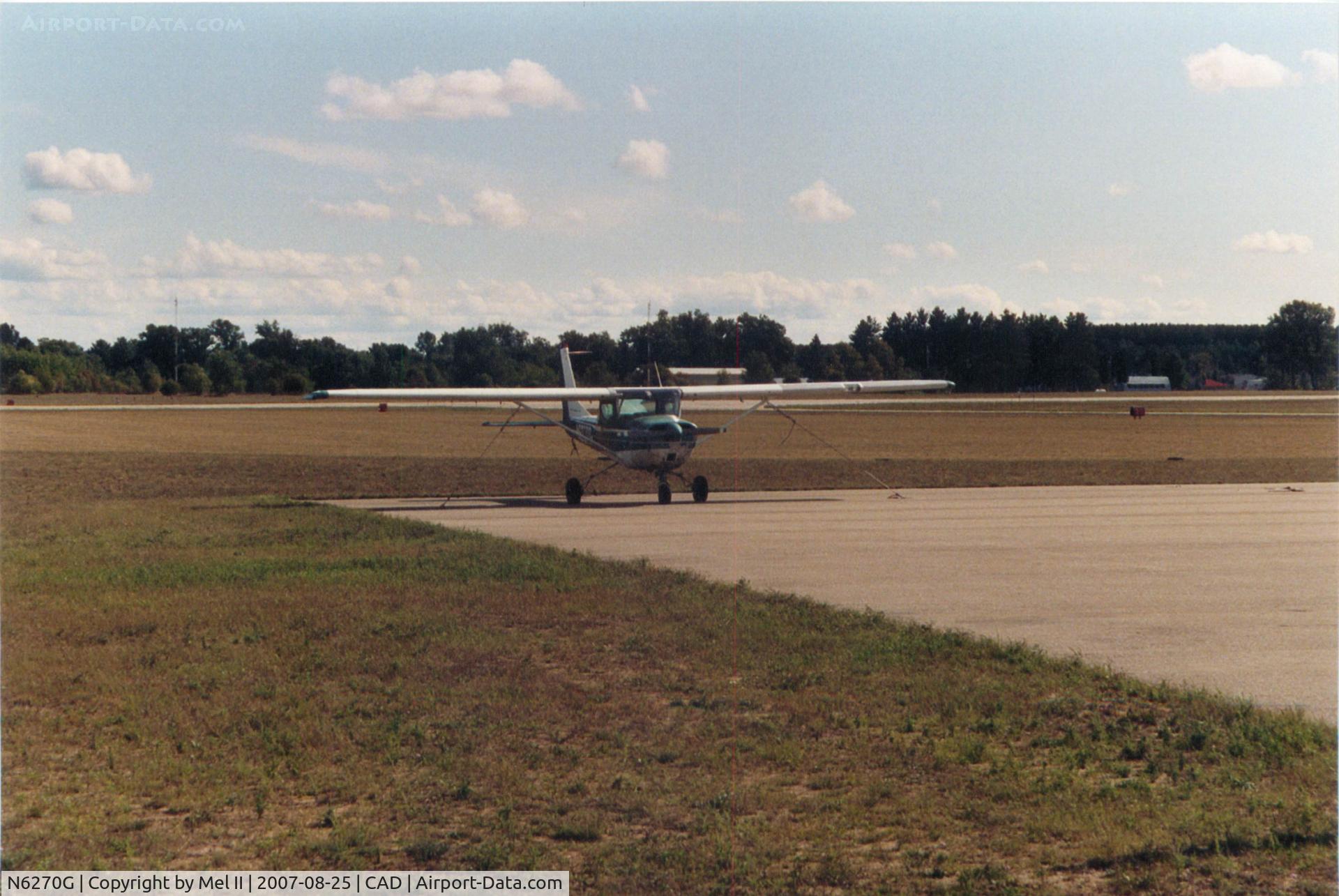 N6270G, 1970 Cessna 150K C/N 15071770, Parked at Wexford County Airport (CAD)