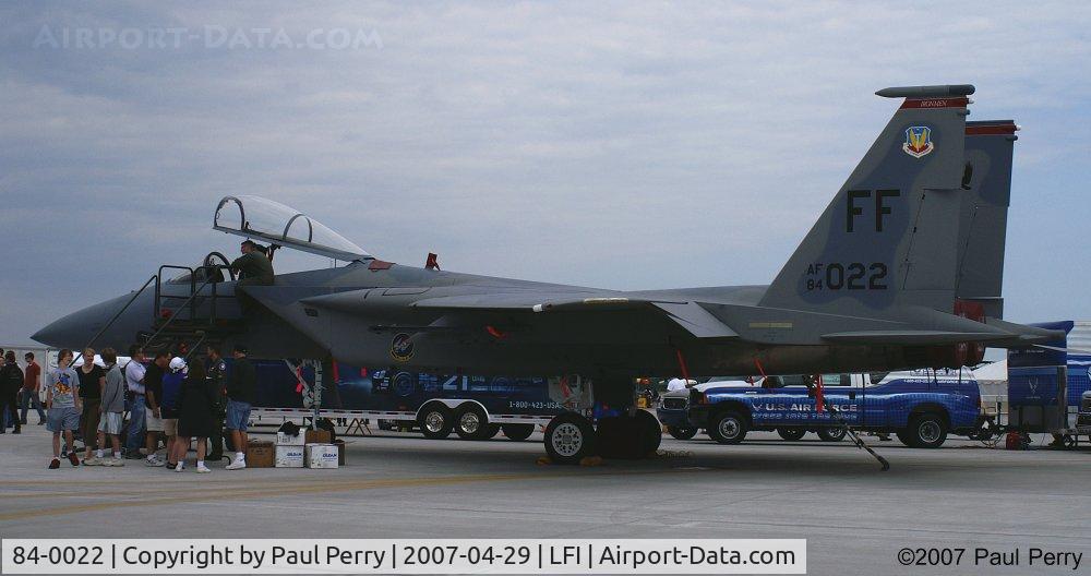 84-0022, 1984 McDonnell Douglas F-15C Eagle C/N 0932/C325, One of the remaining resident Eagles here