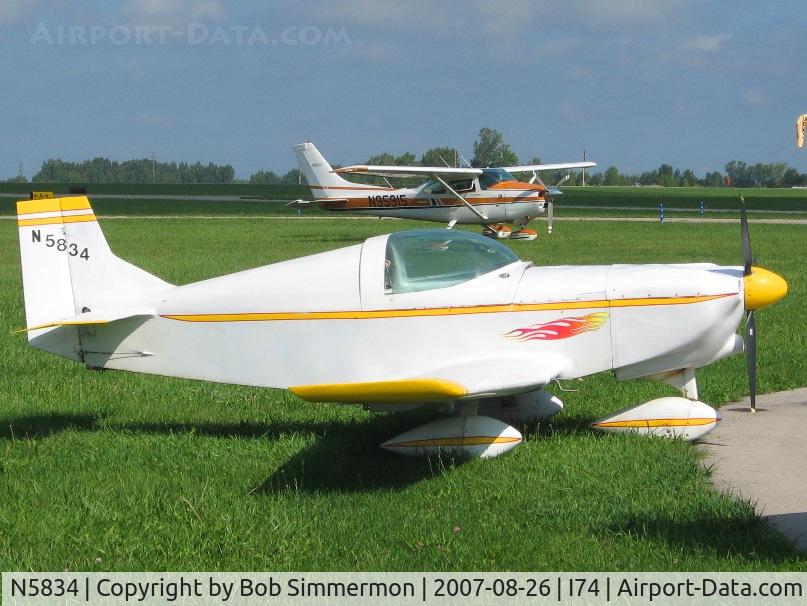 N5834, 1995 Rand Robinson KR-2 C/N 5834, Rand KR2 at Urbana, OH