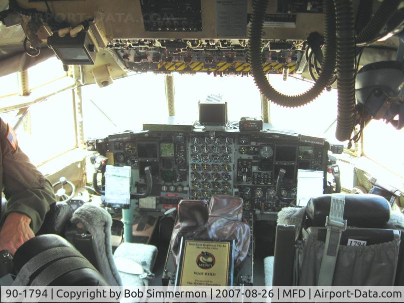 90-1794, 1990 Lockheed C-130H Hercules C/N 382-5247, Office quarters.  (c/n 382-5247 C-130H Hercules) EAA Merfi at Mansfield, OH