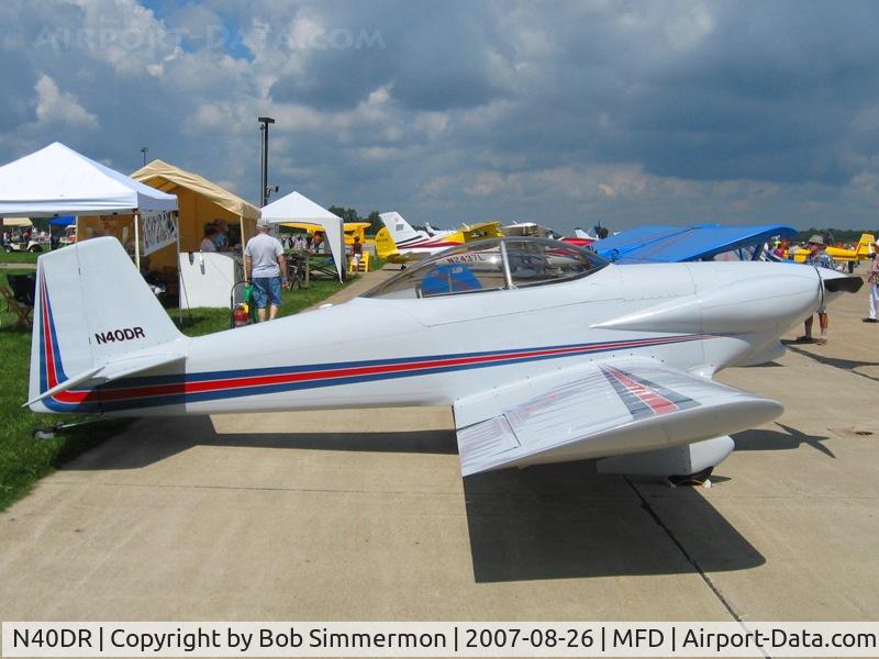 N40DR, 1991 Vans RV-4 C/N DR-01, EAA MERFI event at Mansfield, OH