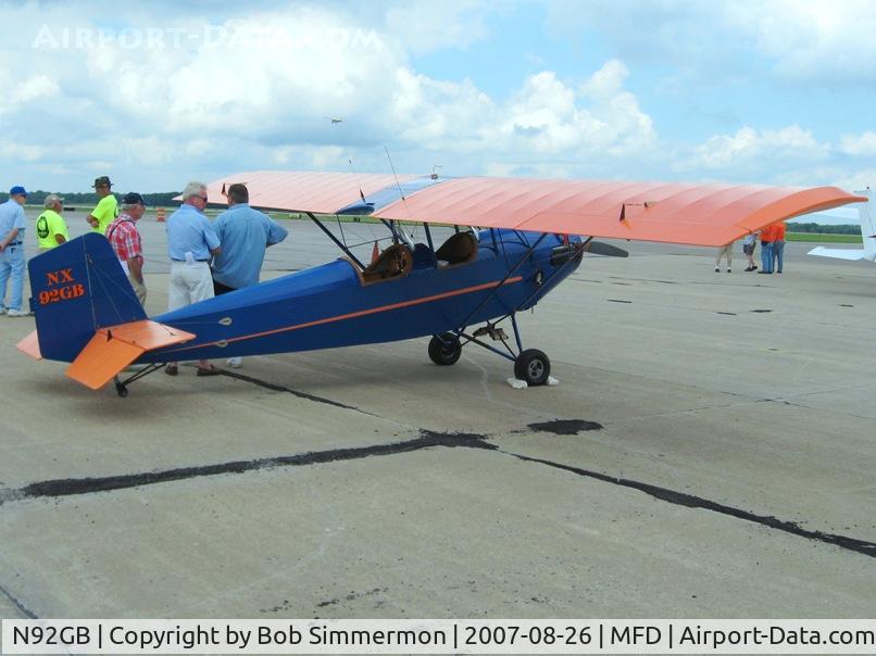 N92GB, 2006 Pietenpol Air Camper C/N B402, EAA MERFI event at Mansfield, OH